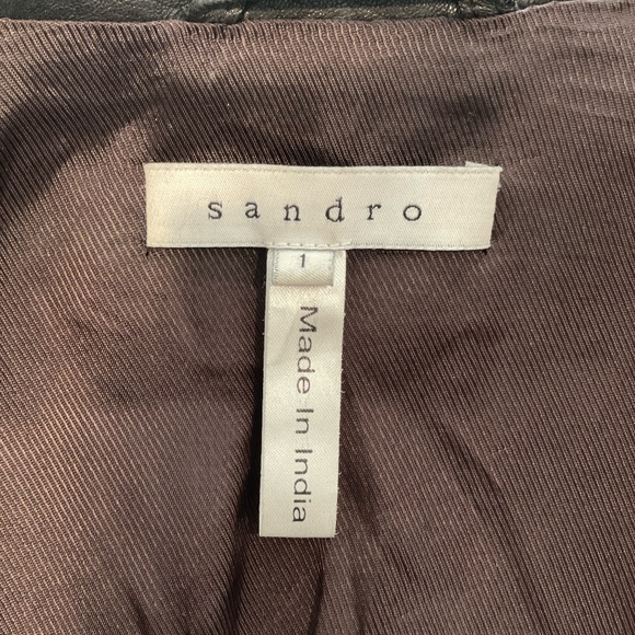 Shandro Leather Biker Jacket - Picture 6 of 6